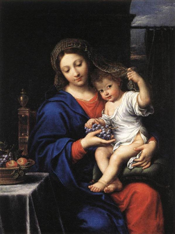 MIGNARD, Pierre The Virgin of the Grapes Germany oil painting art